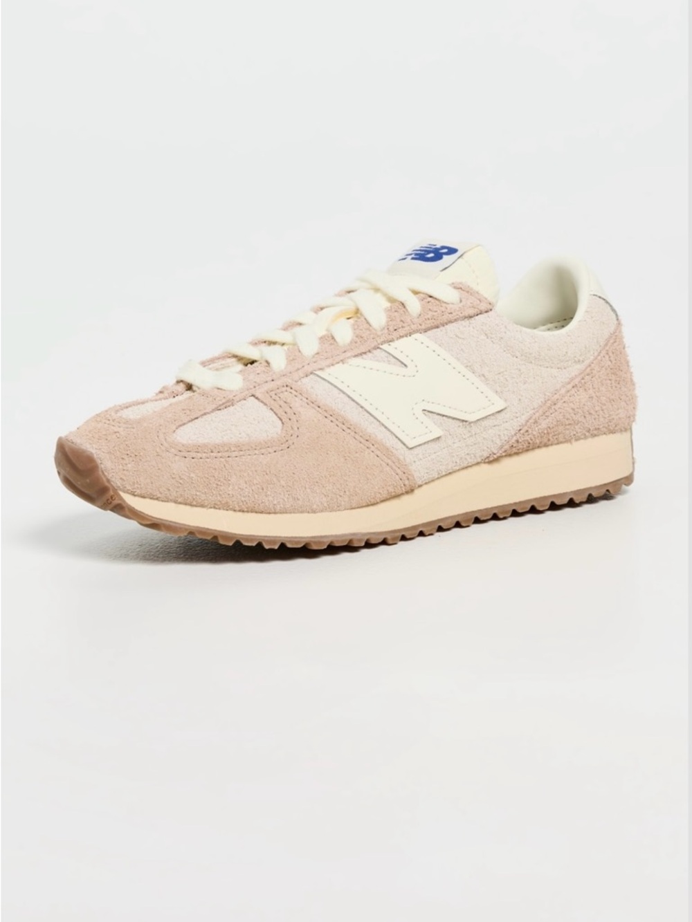 New Balance Women's Blush Pink Suede Retro Runner - Picture 14 of 14